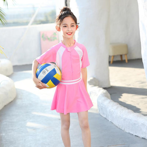 One-piece sunscreen quick-drying swimsuit for children